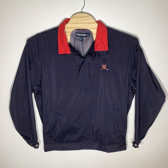 Ralph Lauren Polo‎ Golf Mens Long Sleeve 1/4 Zip Windbreaker Size Large - Picture 2 of 6